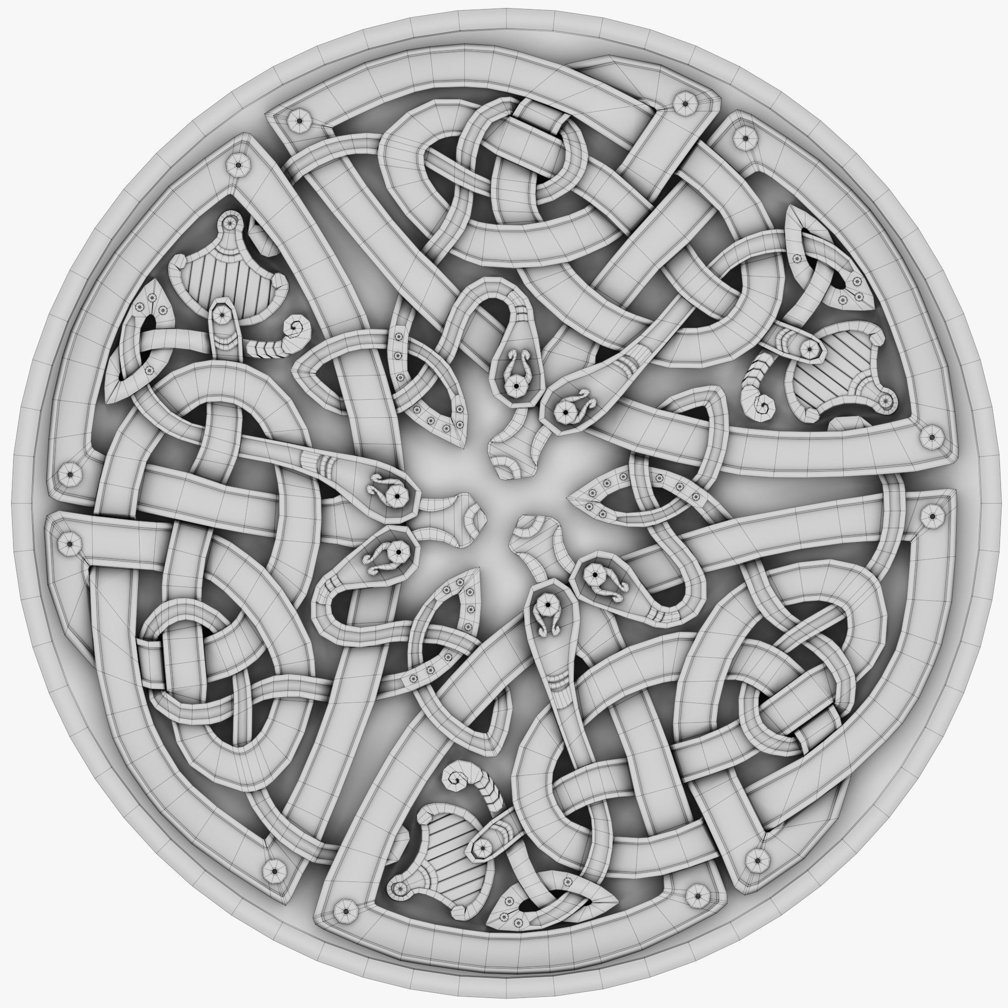 Celtic Ornaments Collection 3D model_75