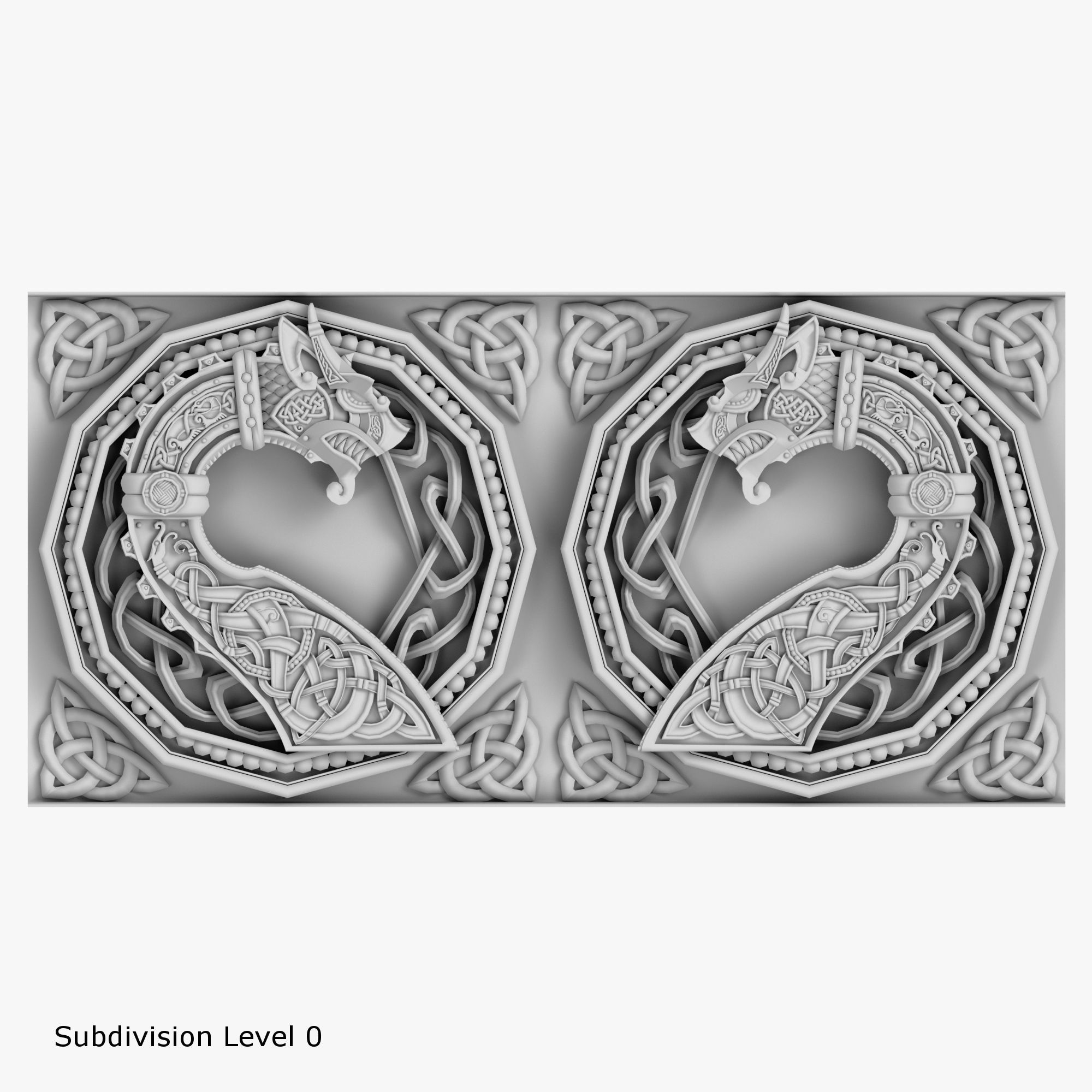 Celtic Ornaments Collection 3D model_13