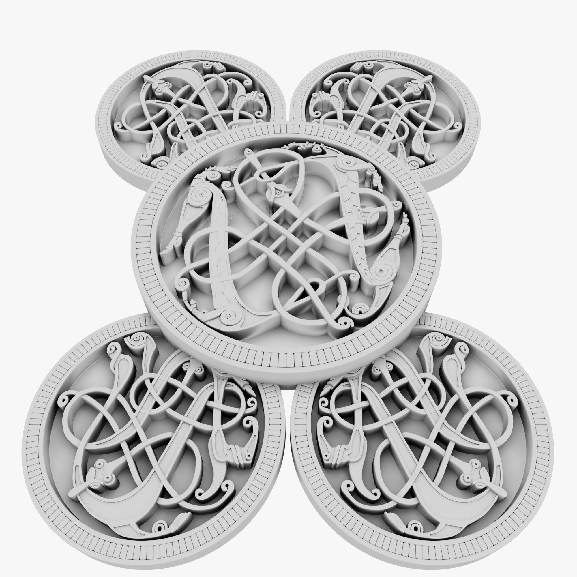 Celtic Ornaments Collection 3D model_59