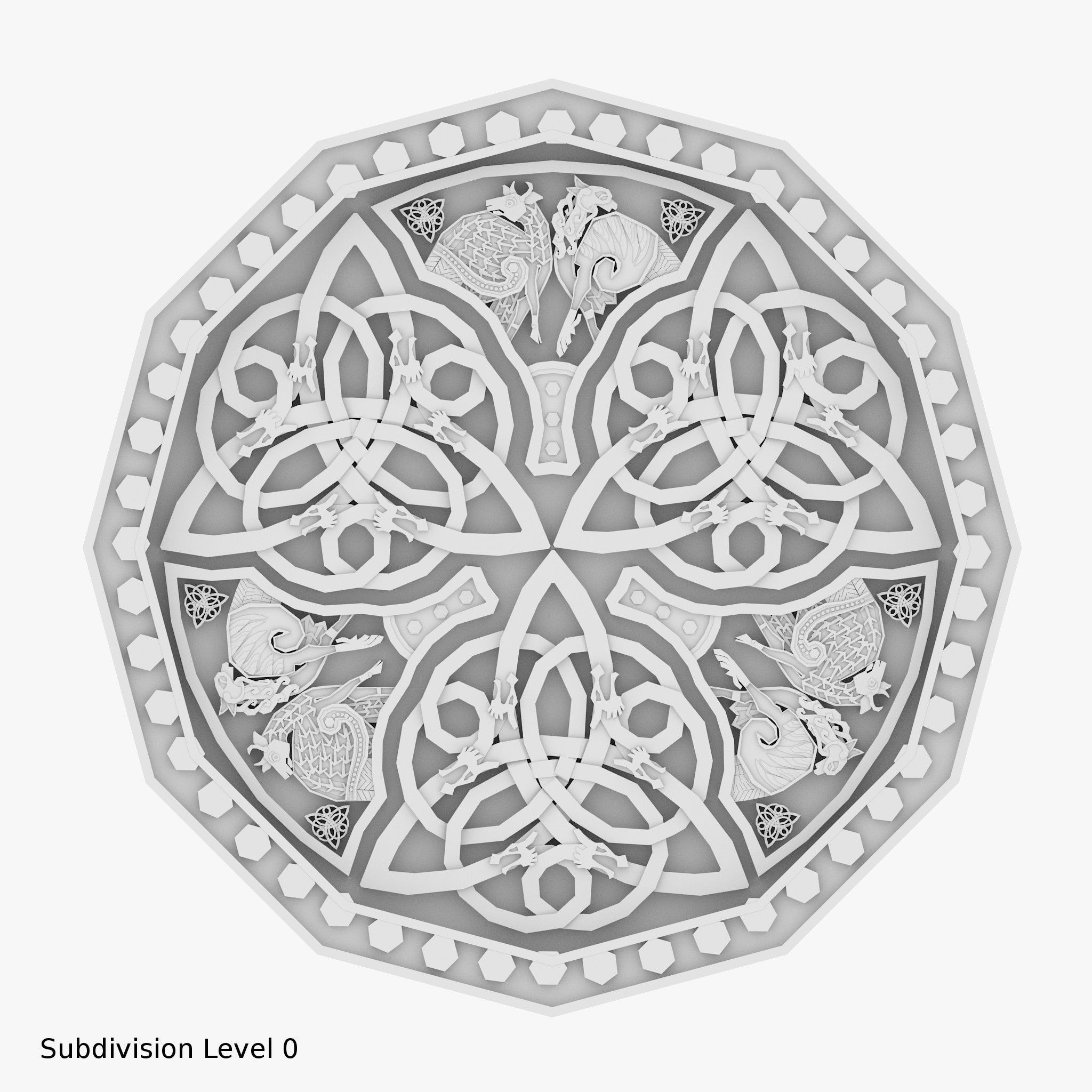 Celtic Ornaments Collection 3D model_31