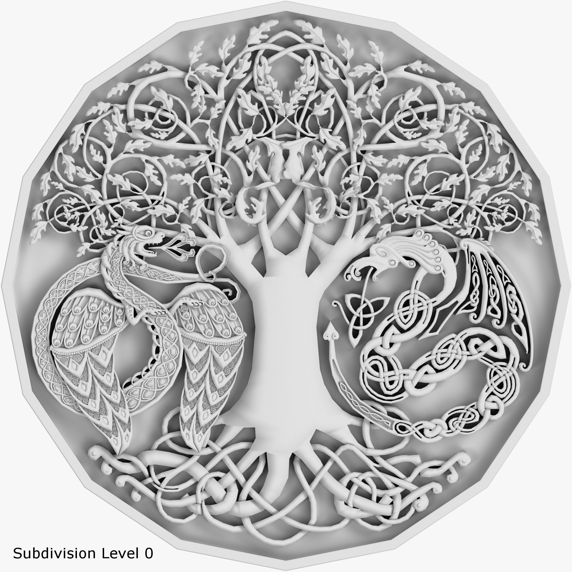 Celtic Ornaments Collection 3D model_28