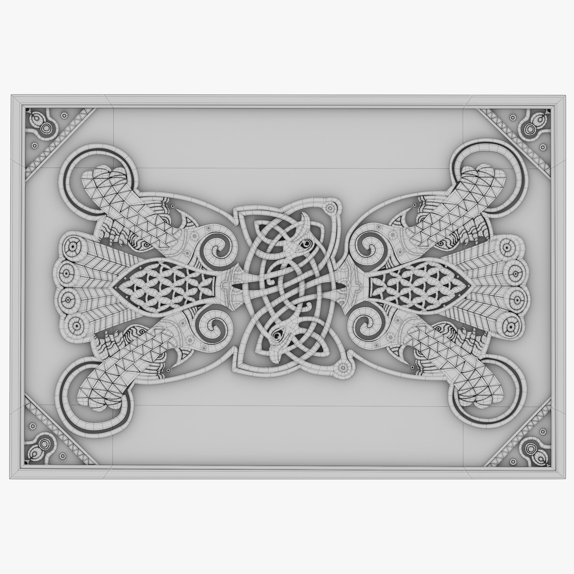 Celtic Ornaments Collection 3D model_42