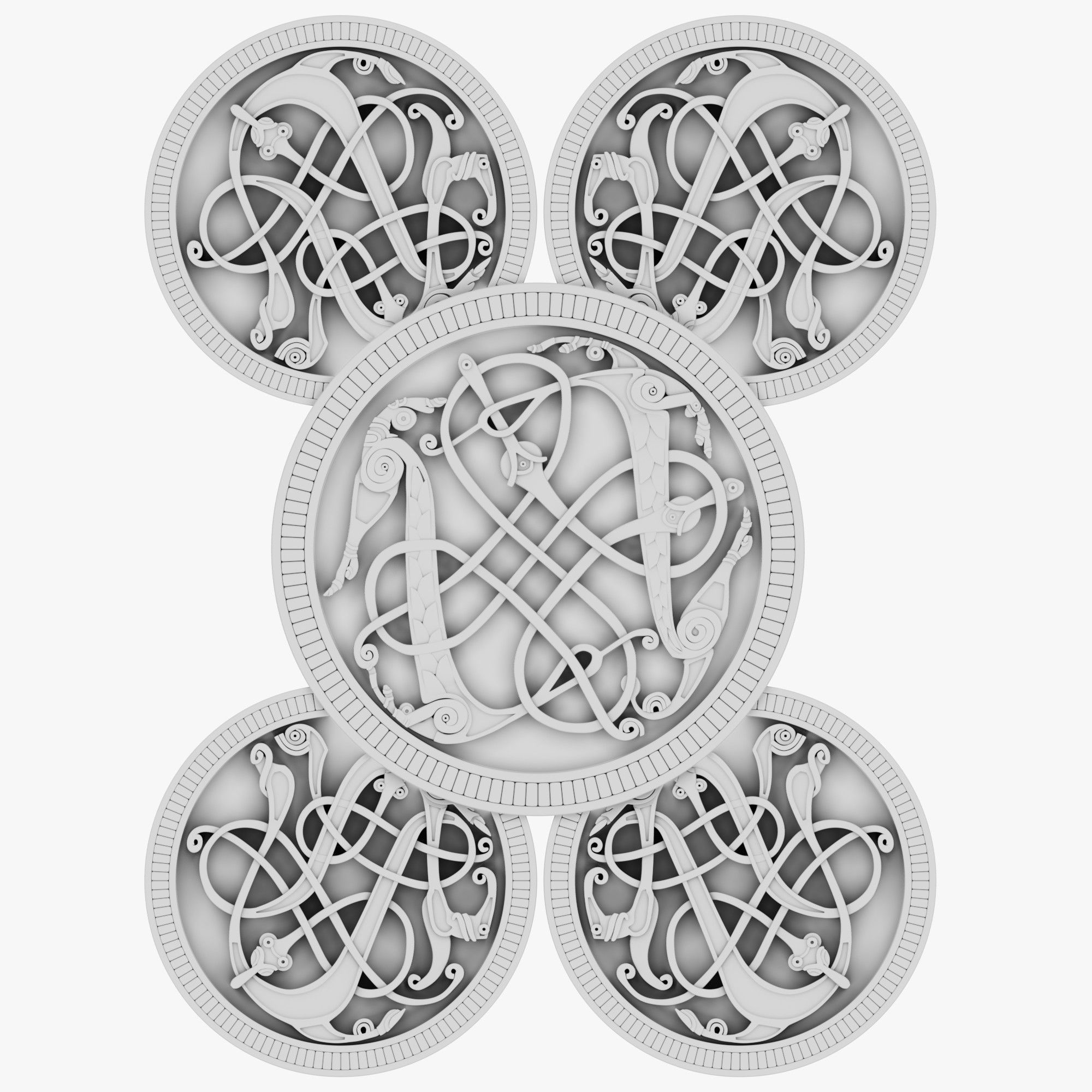 Celtic Ornaments Collection 3D model_58