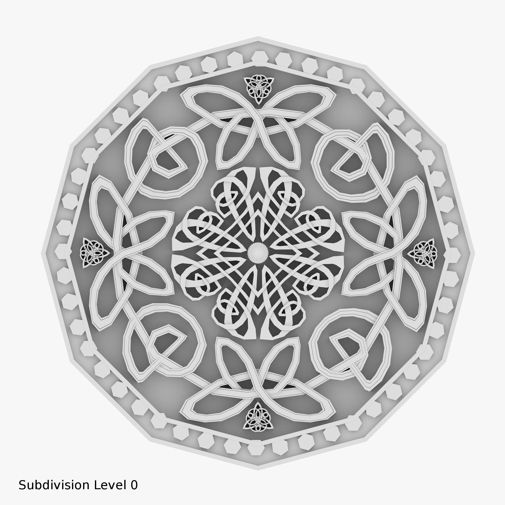 Celtic Ornaments Collection 3D model_37