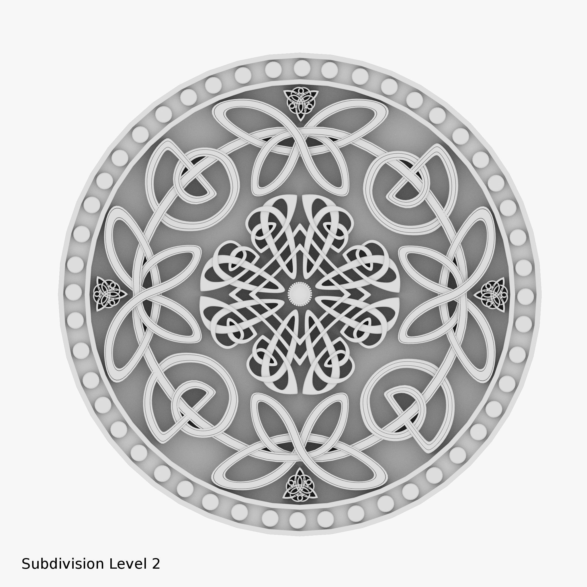 Celtic Ornaments Collection 3D model_38
