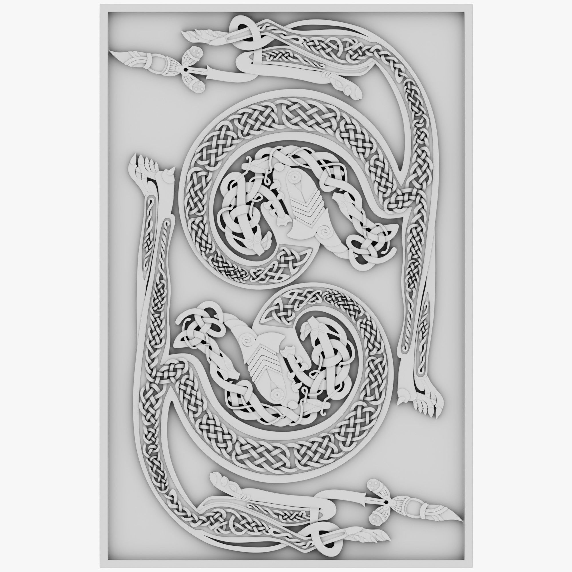 Celtic Ornaments Collection 3D model_55