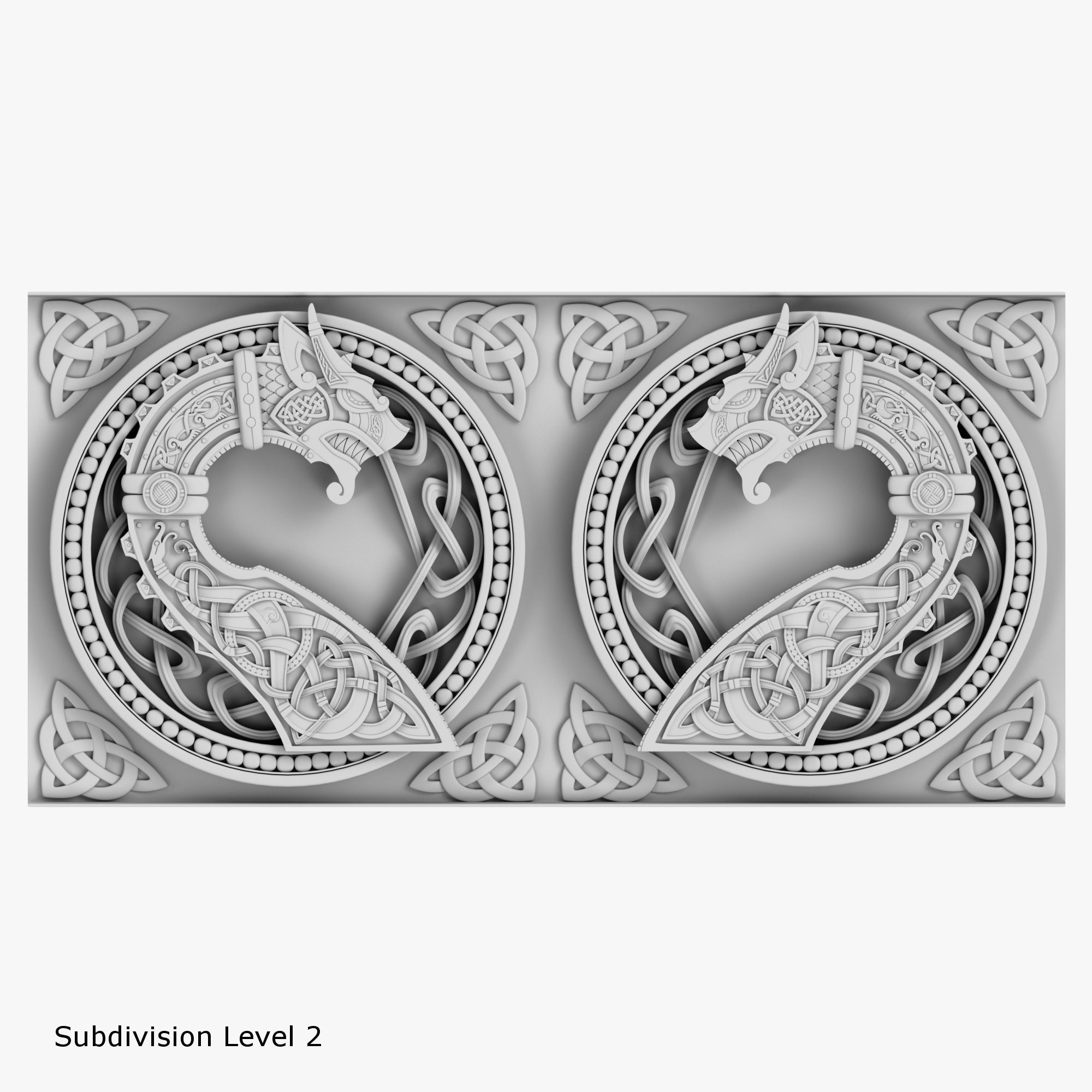 Celtic Ornaments Collection 3D model_14