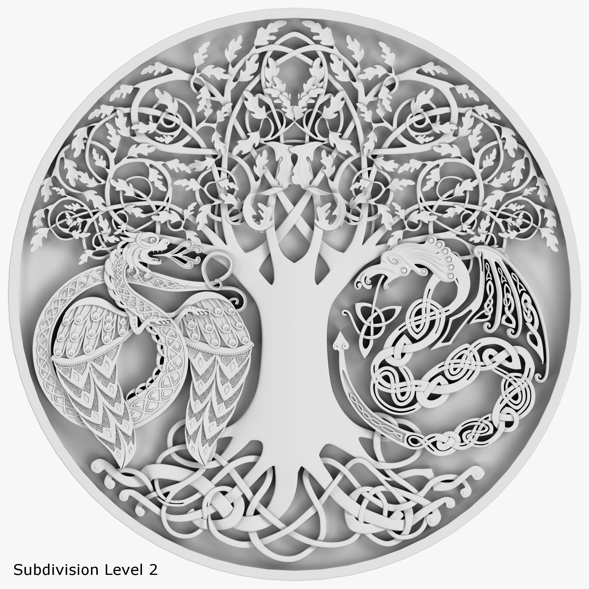 Celtic Ornaments Collection 3D model_29