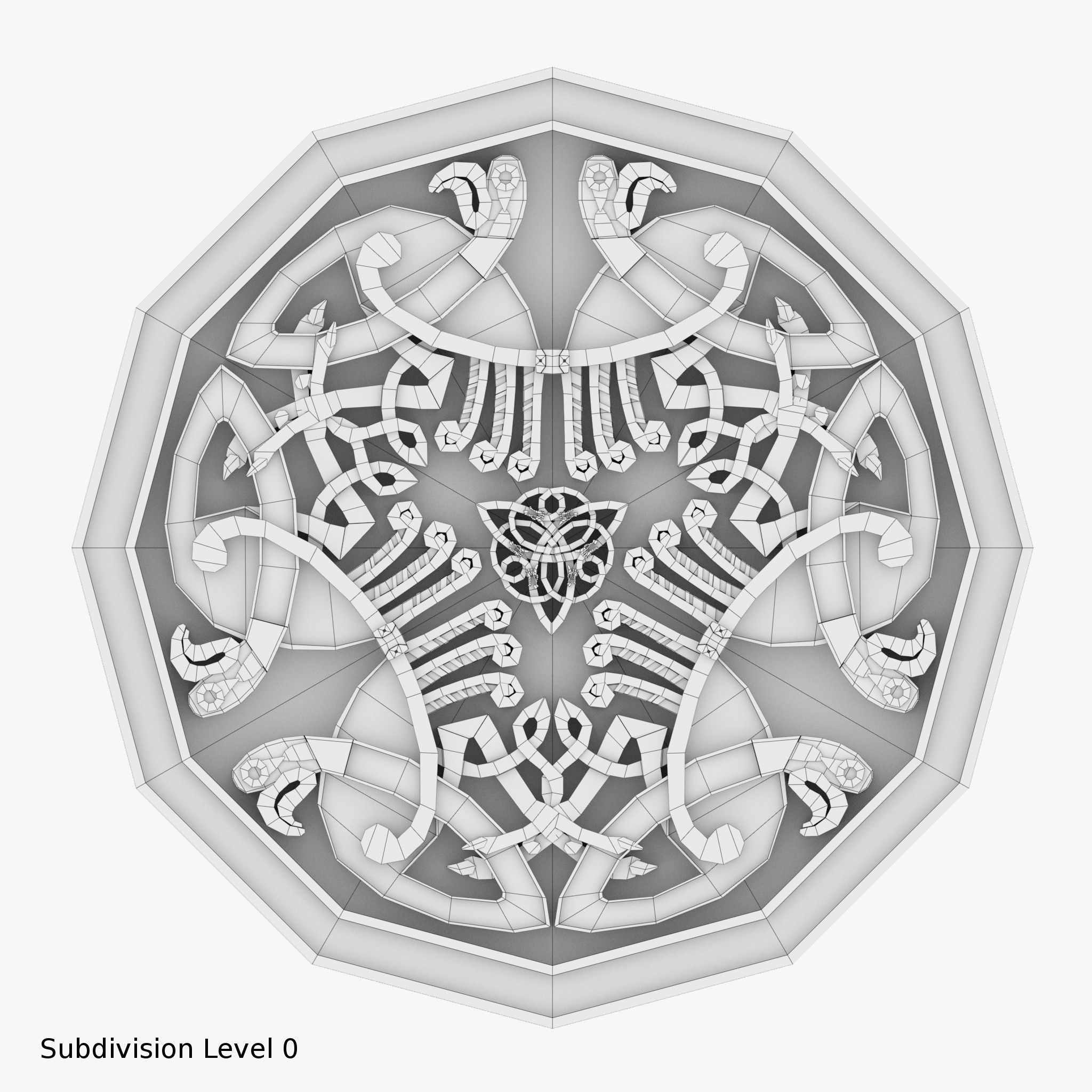 Celtic Ornaments Collection 3D model_36