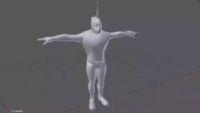 3D Cartoon superhero