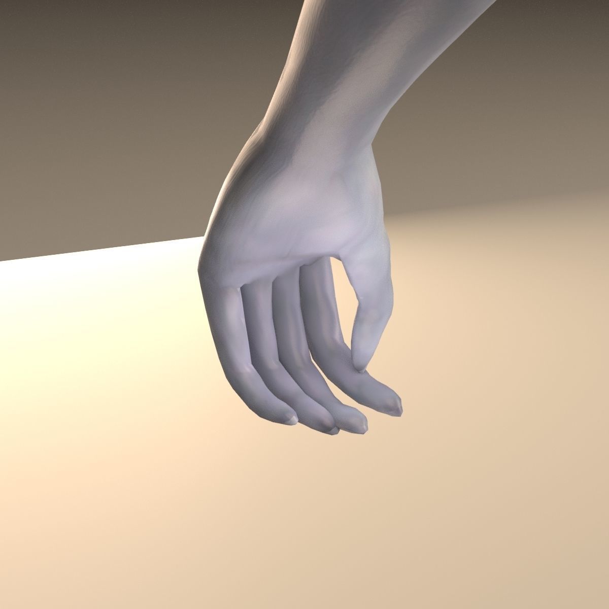 Draenei Female Full Rig and HumanIK Low-poly 3D model_10