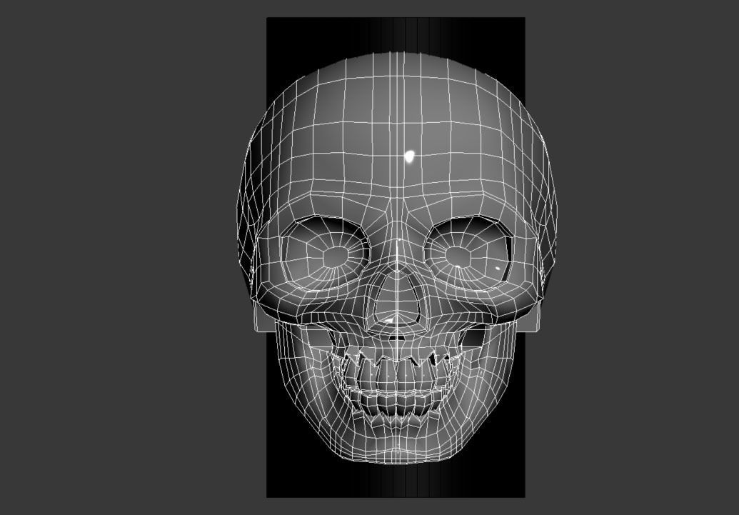 ring  scull 3D print model_6