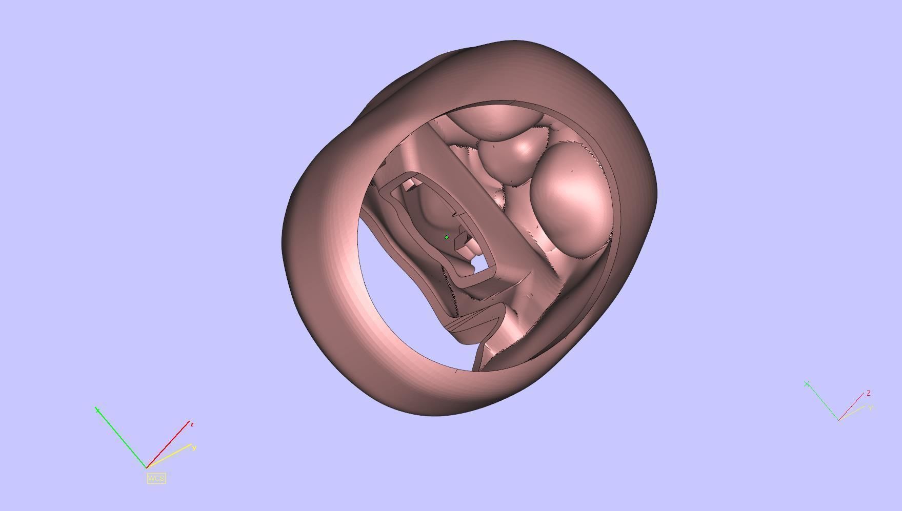 ring  scull 3D print model_12