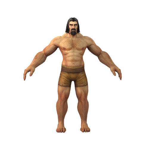 Human Male Full Rig and HumanIK Free low-poly 3D model