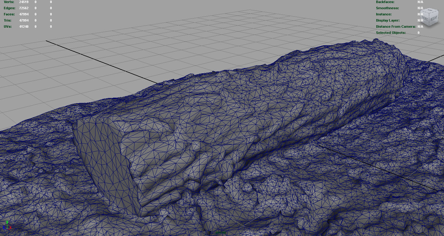 Dead trunk 6 Low-poly 3D model_4