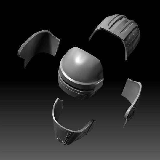 Darth Revan Full Helmet SWTOR 3D Printable Model 3D print model_5