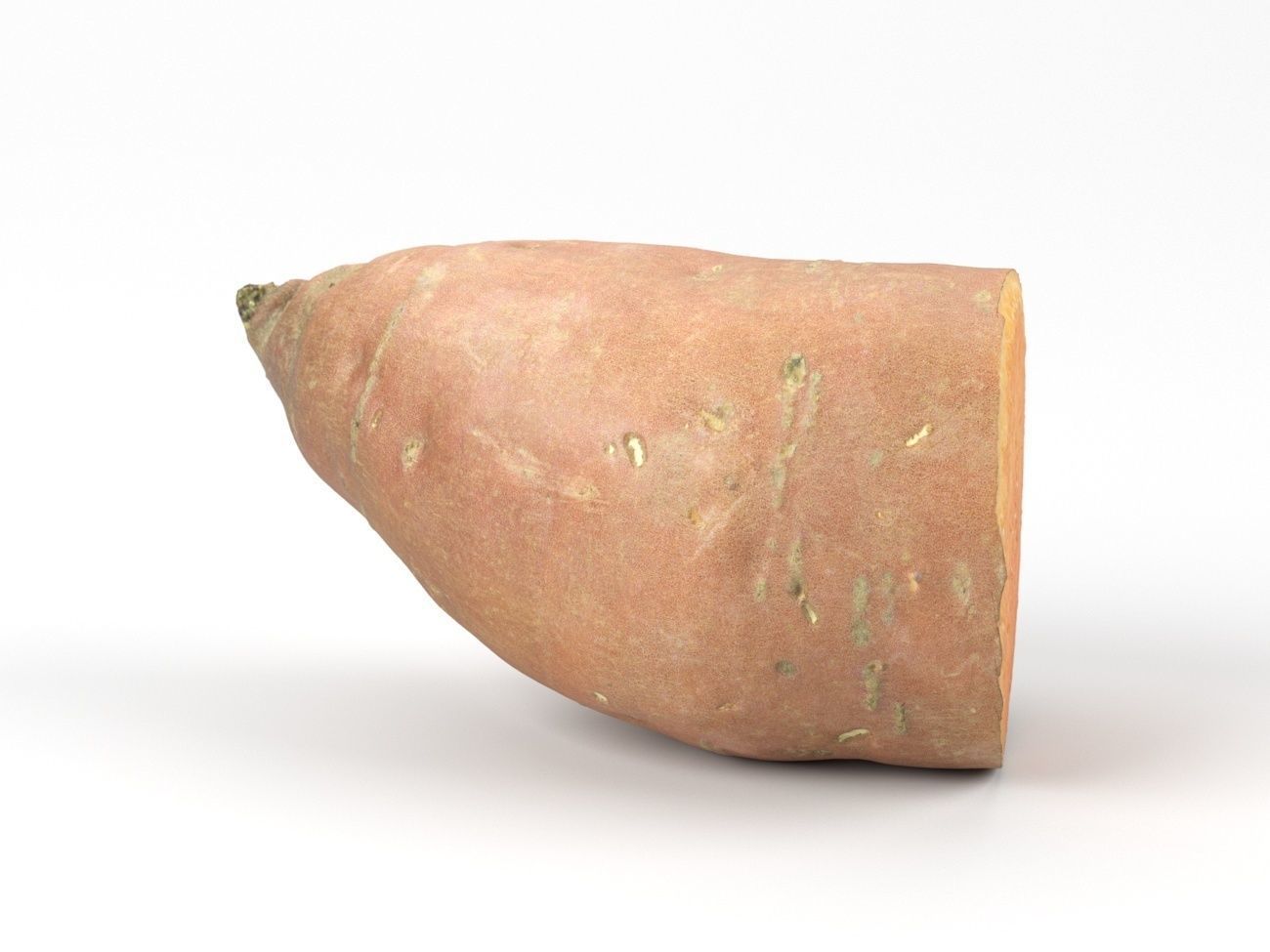 Photorealistic Sweet Potato Half 3D Scan 1 3D model_1