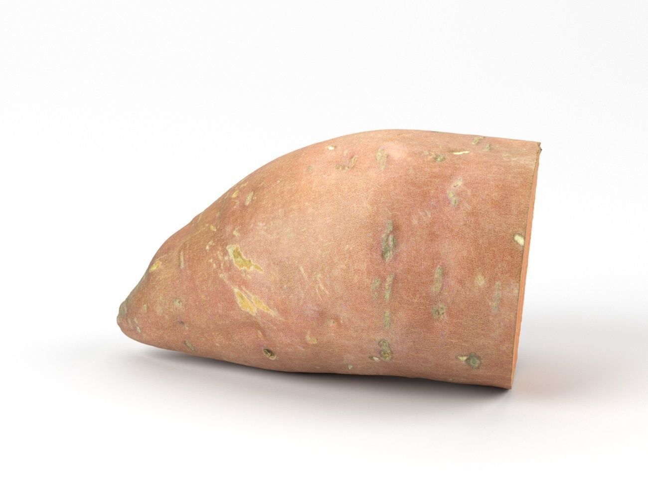 Photorealistic Sweet Potato Half 3D Scan 1 3D model_3