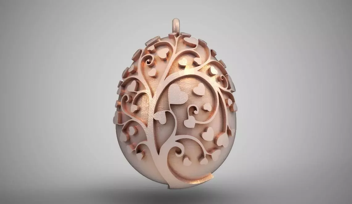 Egg Necklace 3D print model