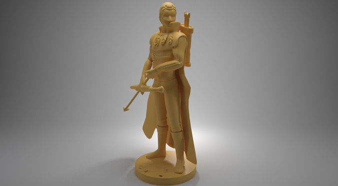 archer miniature 3D print model