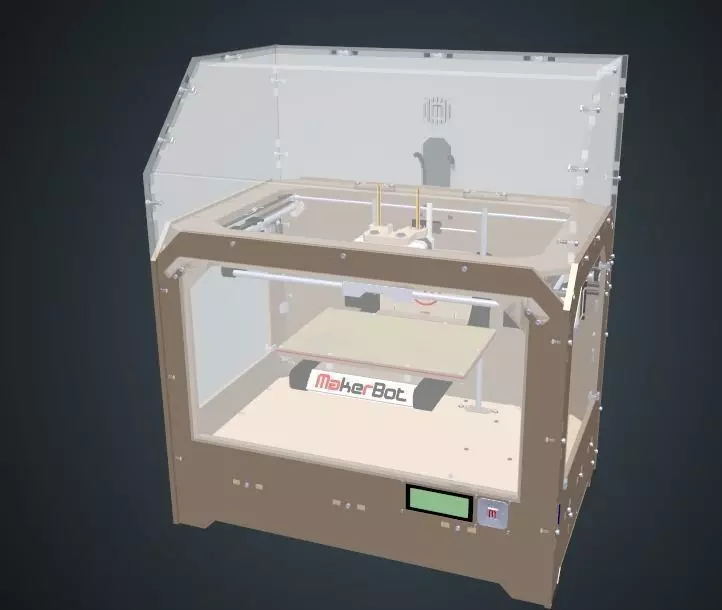 makerbot 3D printer 3D model_0