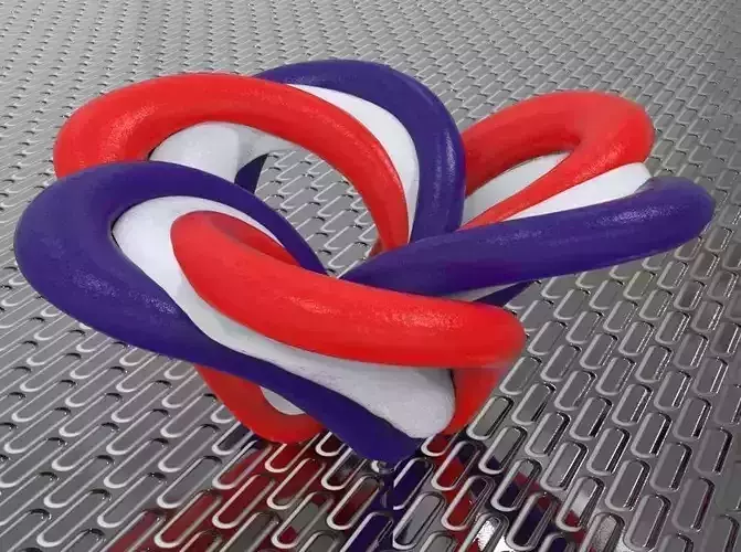 GRAVITY FLOWER KNOT HOMEDECOR 3D print model