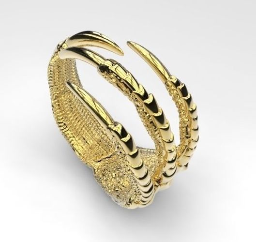  Dragons claws ring 3D print model