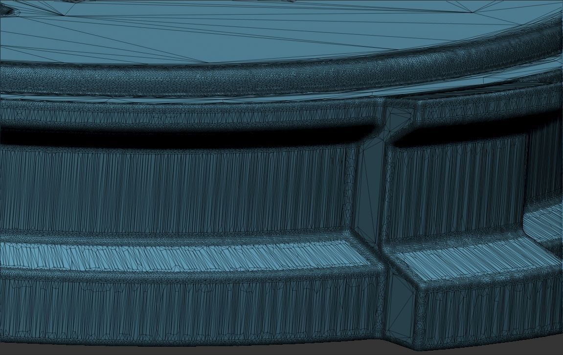 Decorative Avengers Base Stand for figurines 3D print model_12