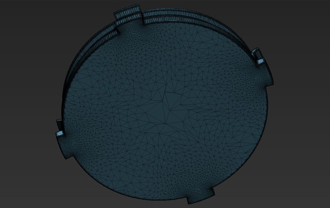 Decorative Avengers Base Stand for figurines 3D print model_11