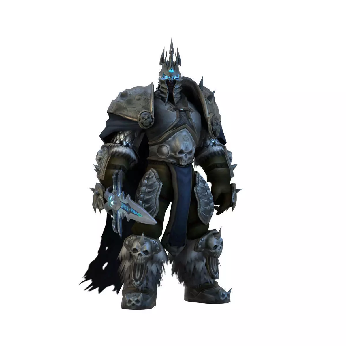 Warcraft Lichking Animated and Rigged Free low-poly 3D model_0