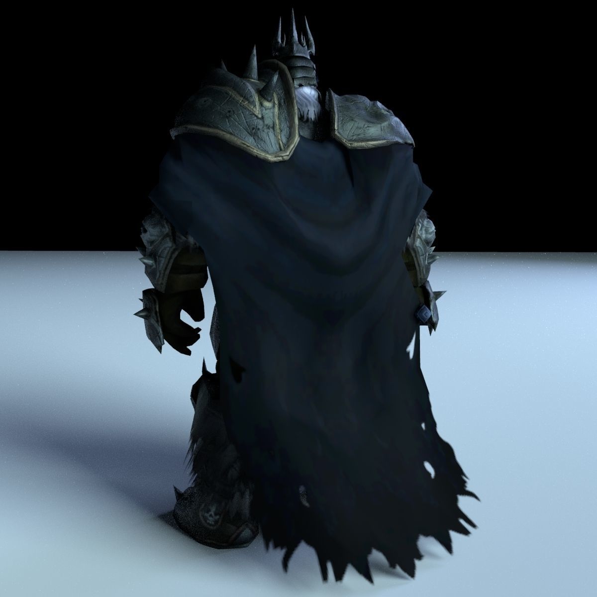 Warcraft Lichking Animated and Rigged Free low-poly 3D model_2