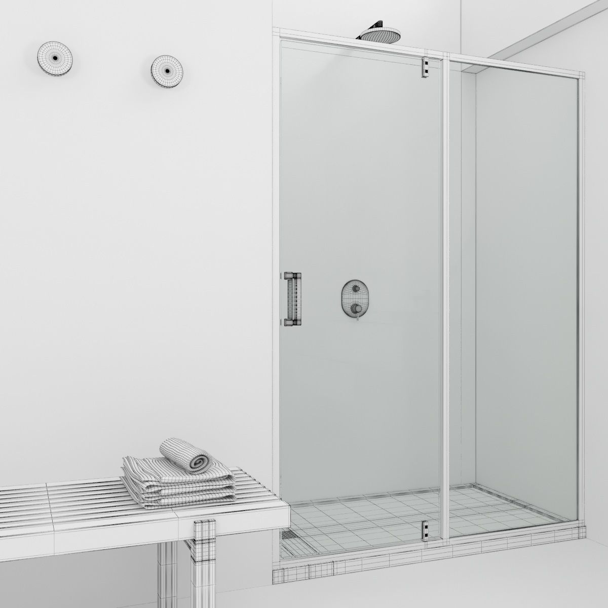 Bathroom furniture collection 3 Bathroom 9 3D model_28