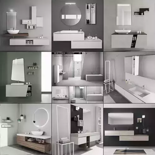Bathroom furniture collection 3  Bathroom 9 3D model