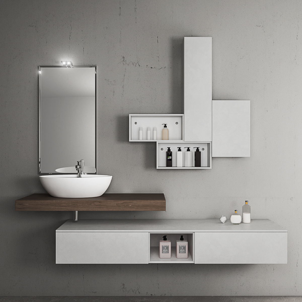 Bathroom furniture collection 3 Bathroom 9 3D model_5