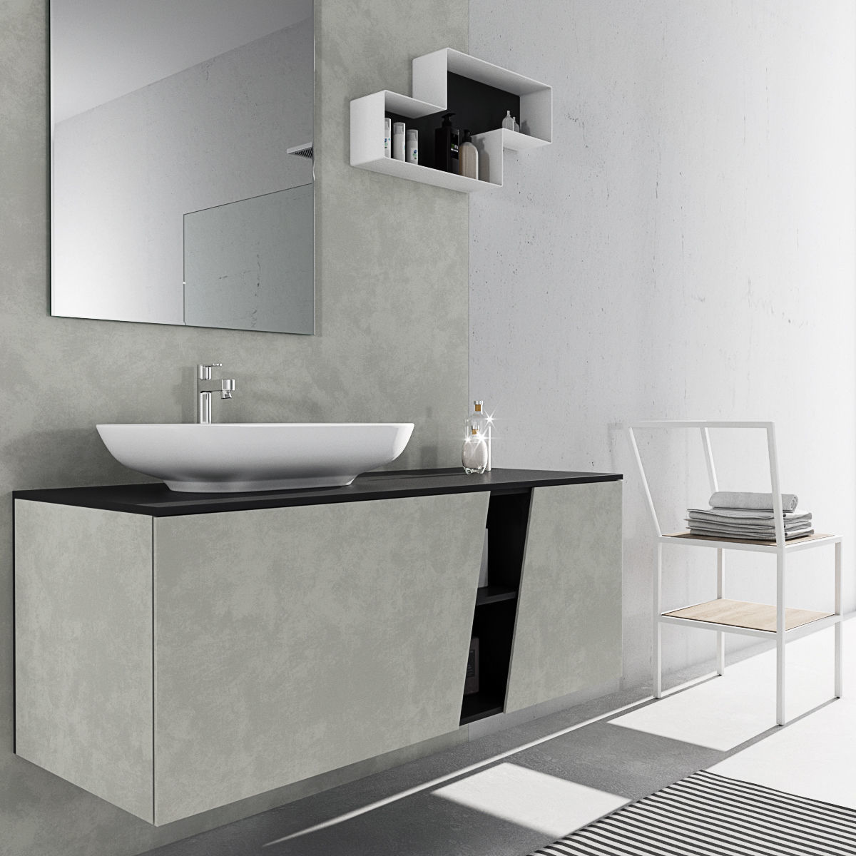 Bathroom furniture collection 3 Bathroom 9 3D model_11