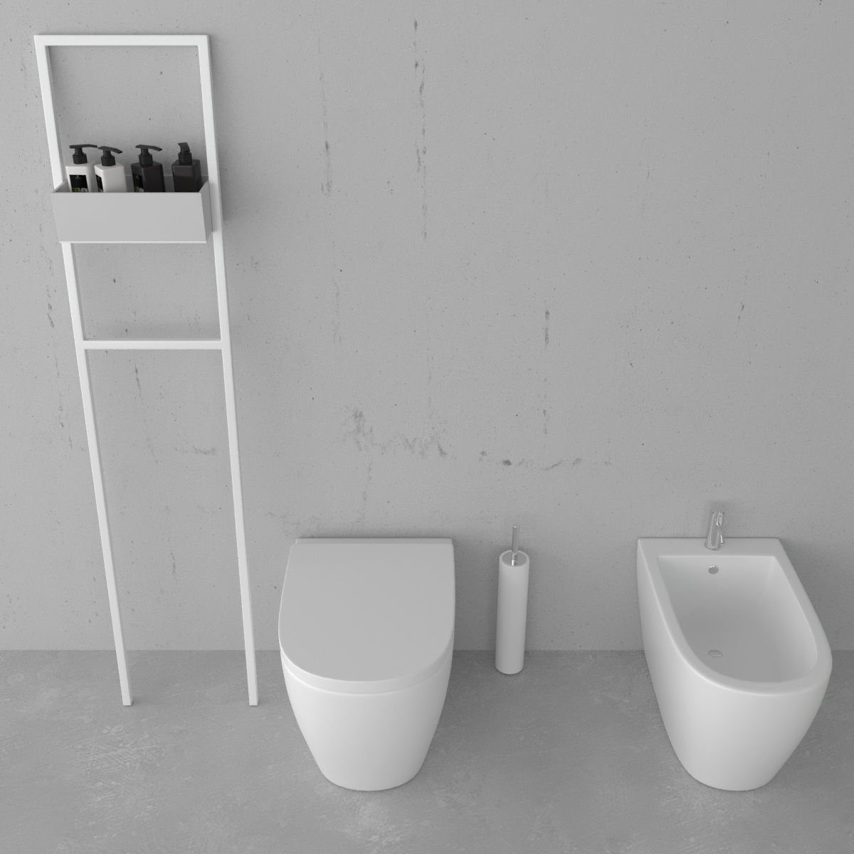 Bathroom furniture collection 3 Bathroom 9 3D model_31