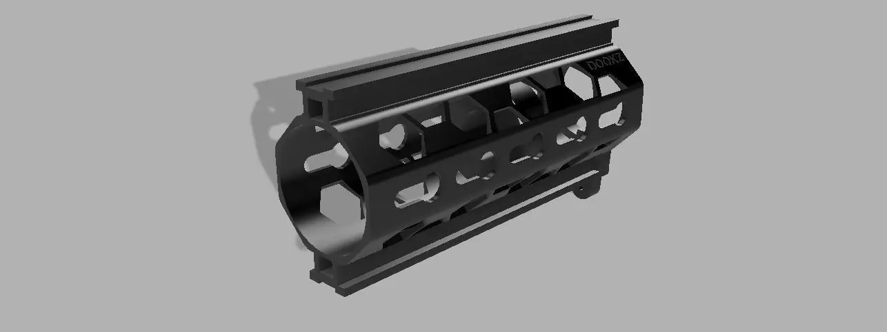 150mm Honeycomb Handguard for nerf 3D print model