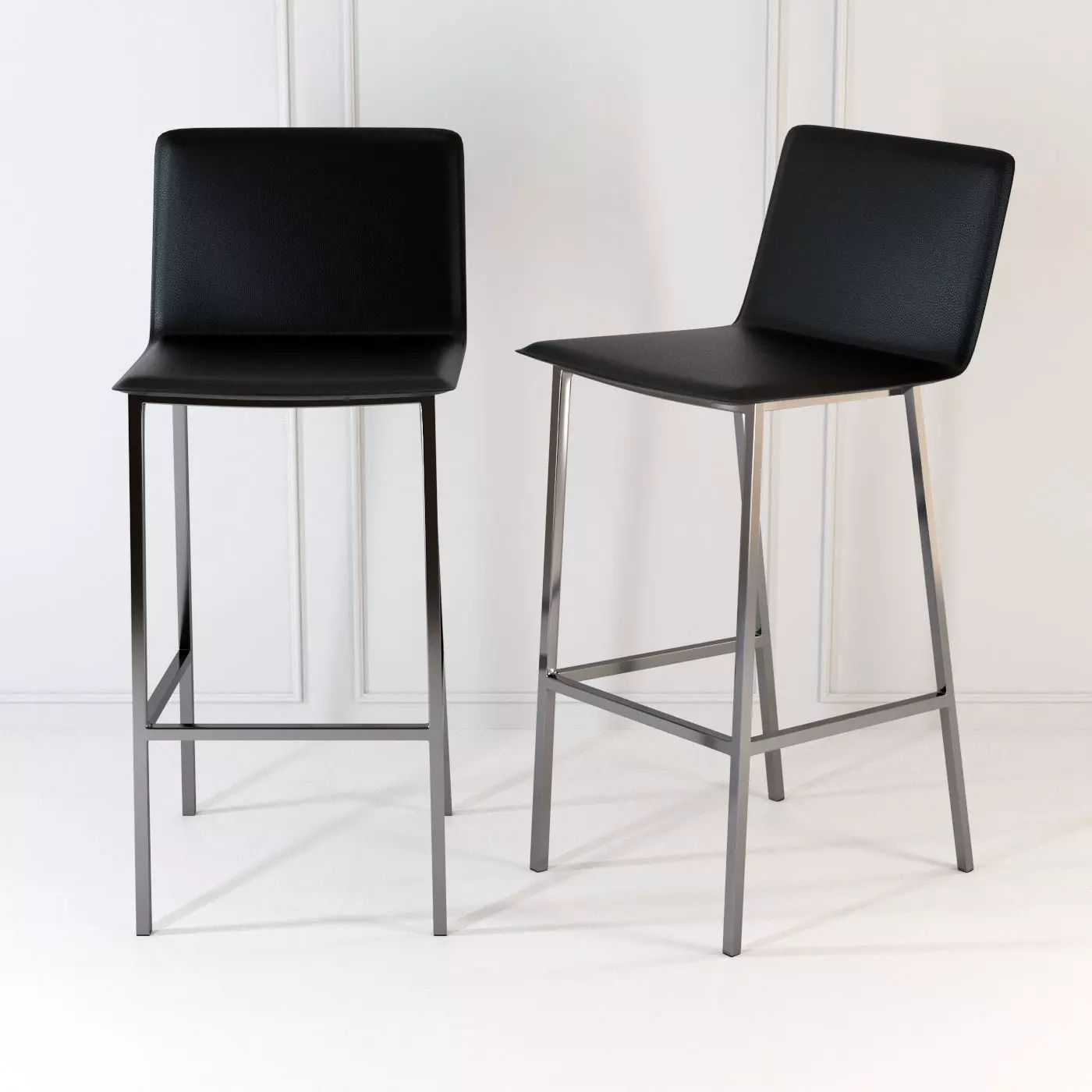 Phoenix Carbon Bar Stool by CB2 3D model_0