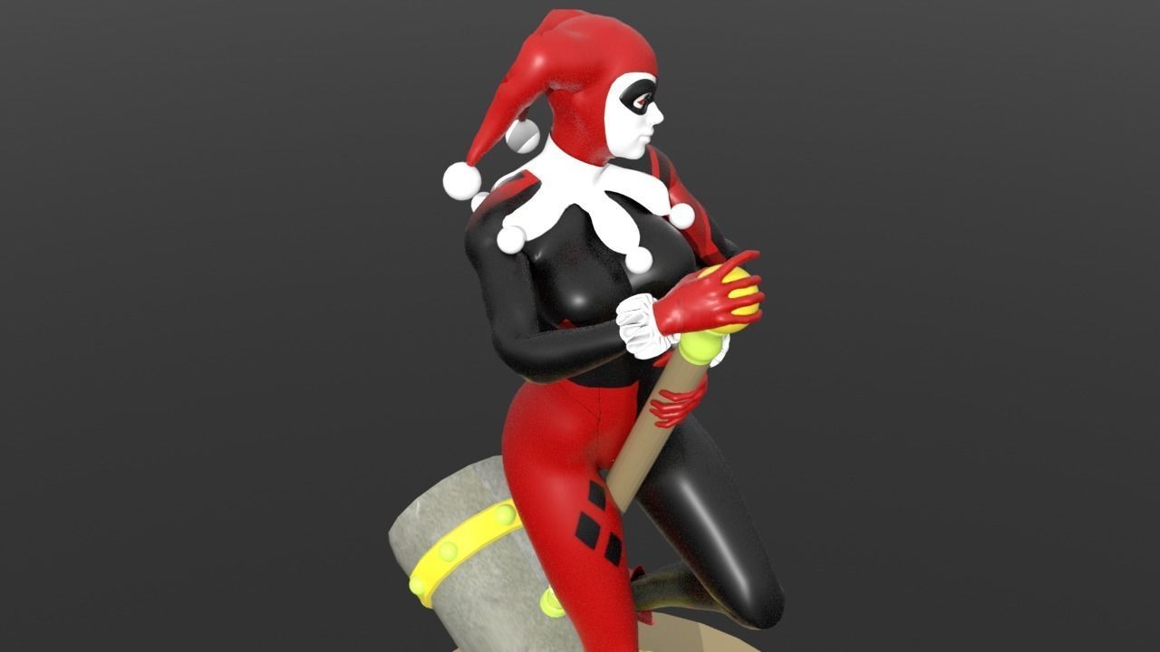 Harley Quinn 3D print model_5