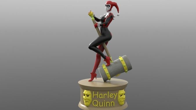 Harley Quinn 3D print model