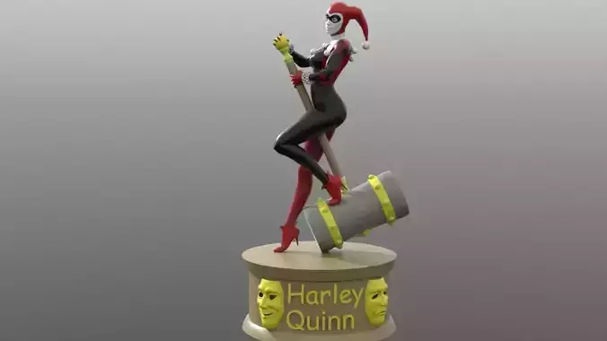 Harley Quinn 3D print model