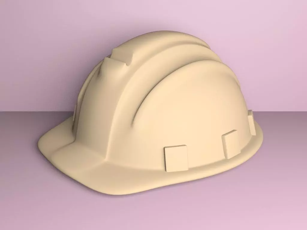 construction helmet 3D print model