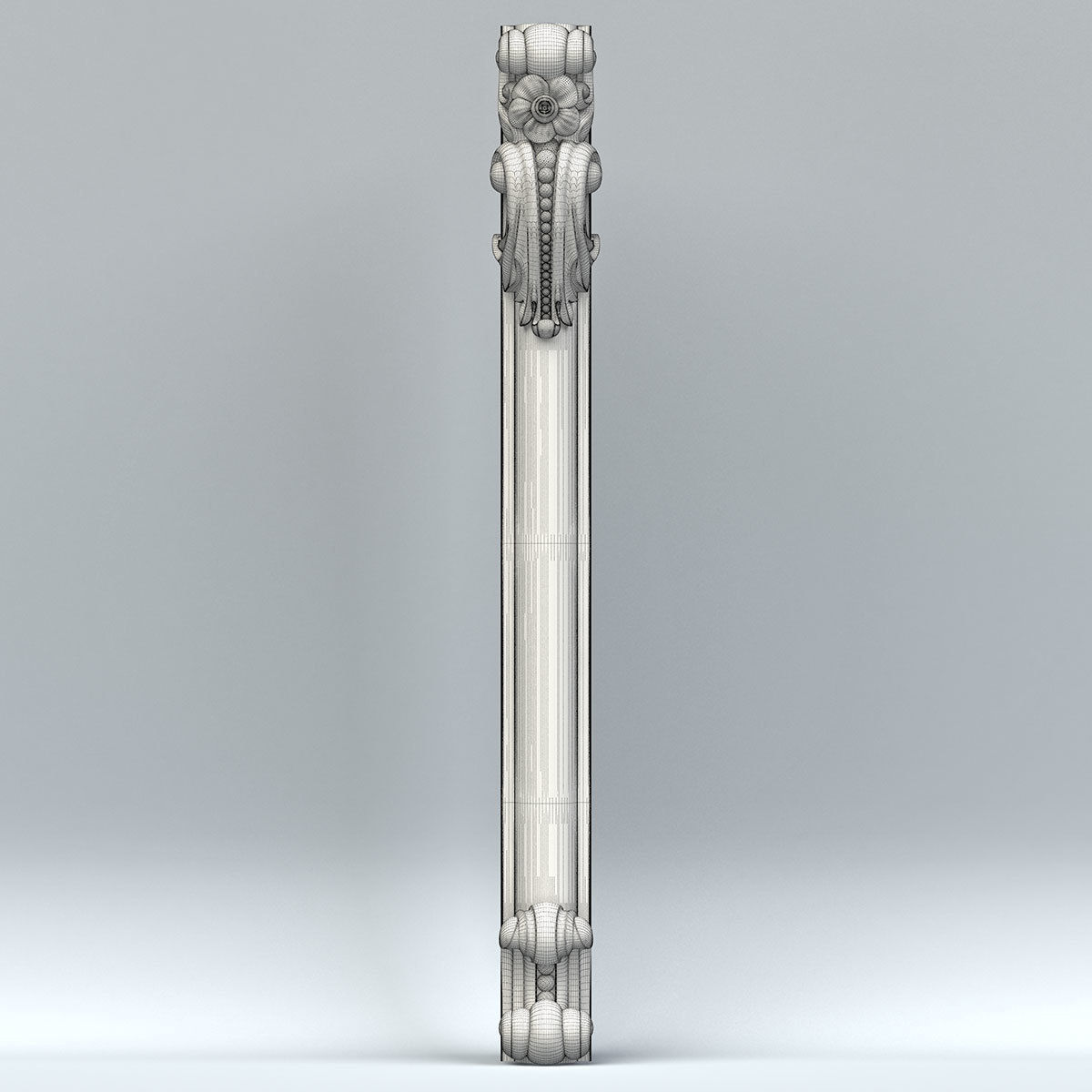 Pillar 005 3D model_5