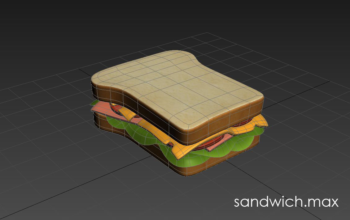 Sandwich 3D model_12