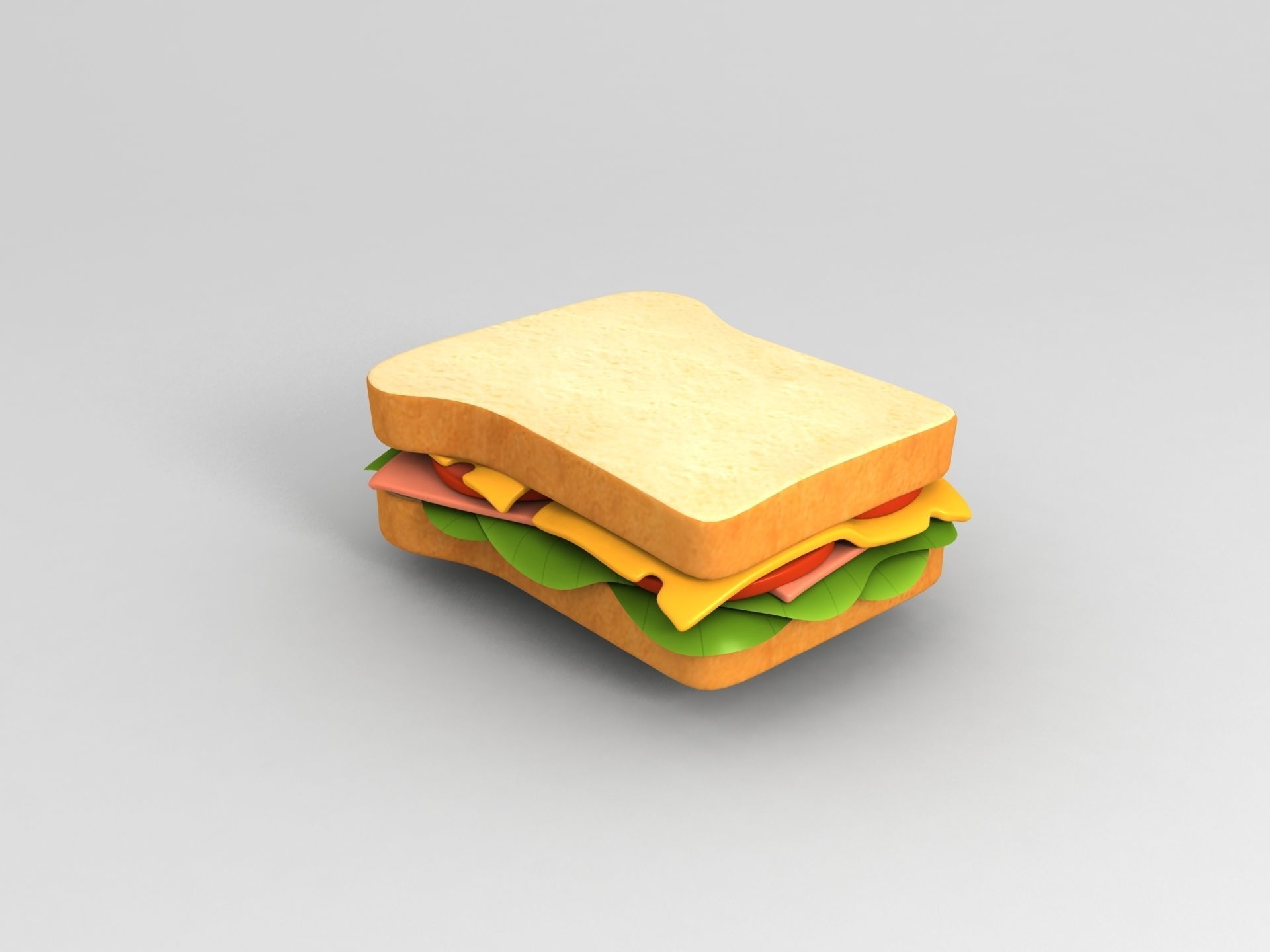 Sandwich 3D model_3