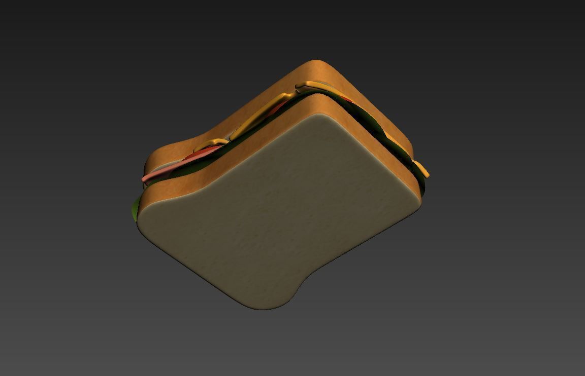 Sandwich 3D model_11