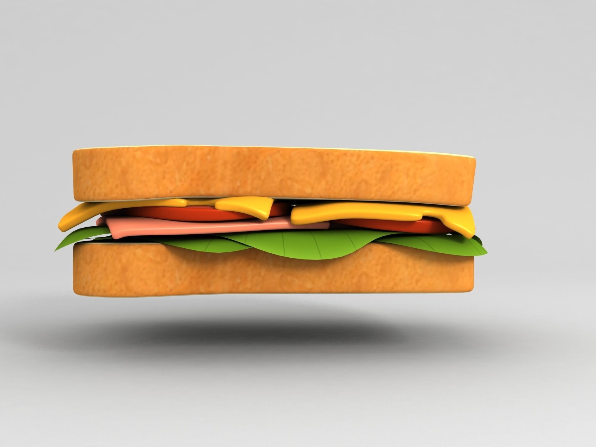 Sandwich 3D model_4