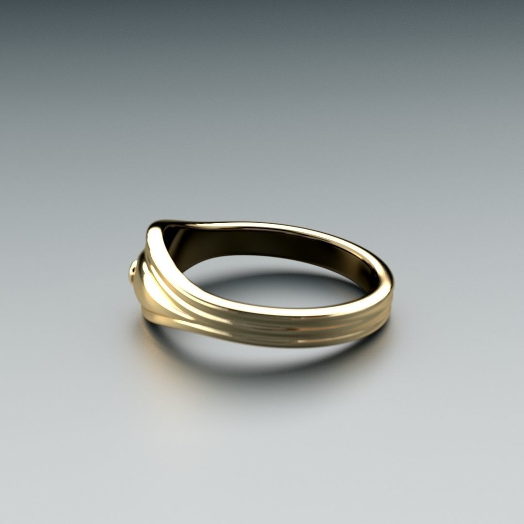 Eye of Ra - Printable Ring 3D print model_4