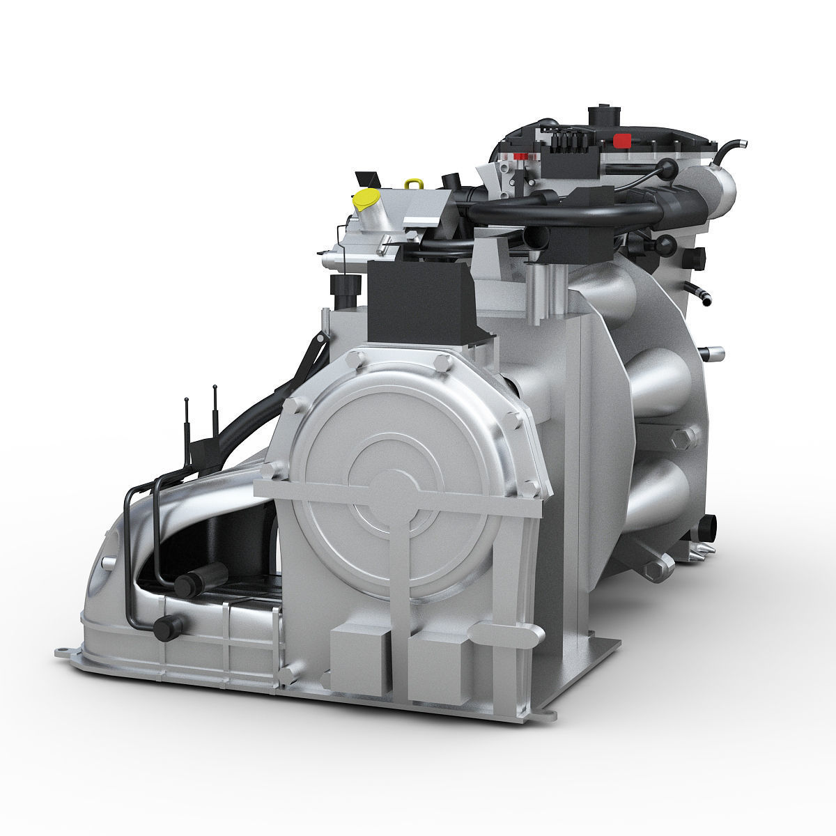 Car Engine 3D model_9