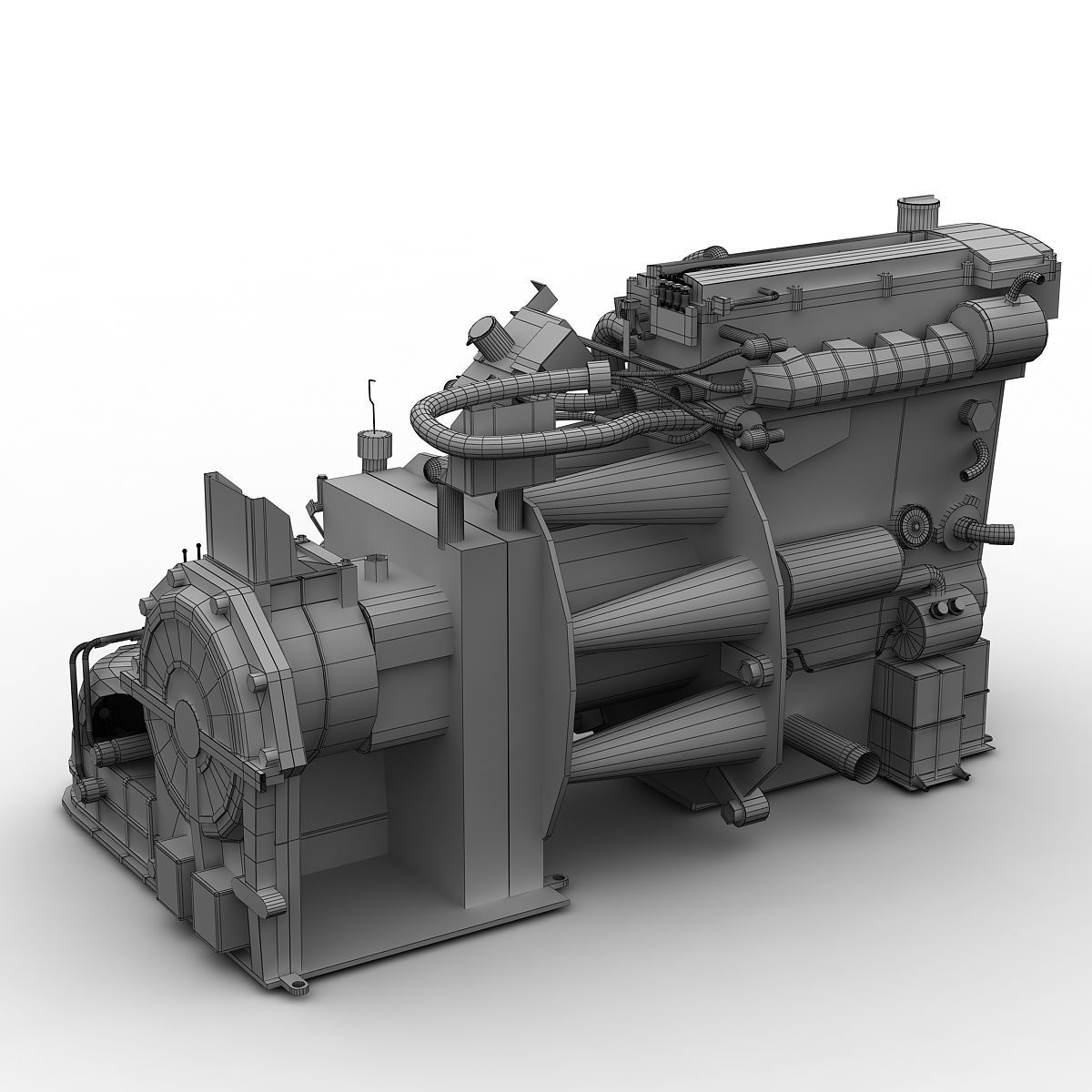 Car Engine 3D model_15